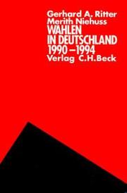 Cover of: Wahlen in Deutschland 1990-1994