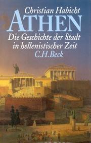 Cover of: Athen: Die Geschichte der Stadt in hellenistischer Zeit