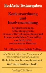 Konkursordnung by Germany