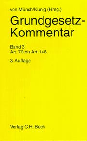 Cover of: Grundgesetz-Kommentar