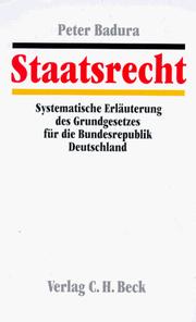 Cover of: Staatsrecht.