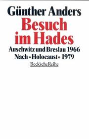Cover of: Besuch im Hades. Auschwitz und Breslau 1966.