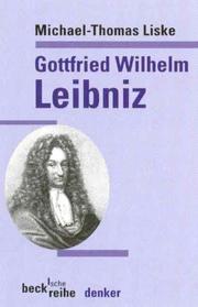 Cover of: Gottfried Wilhelm Leibniz