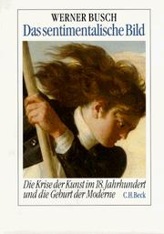 Cover of: Das sentimentalische Bild. Sonderausgabe.