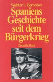 Cover of: Spaniens Geschichte seit dem Bürgerkrieg.