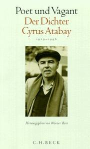 Cover of: Poet und Vagant: der Dichter Cyrus Atabay : 1929-1996