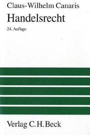 Cover of: Handelsrecht. Ein Studienbuch.