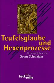 Cover of: Teufelsglaube und Hexenprozesse.