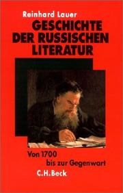 Cover of: Geschichte der russischen Literatur: von 1700 bis zur Gegenwart