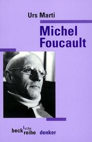 Cover of: Michel Foucault. ( Große Denker). by Urs Marti