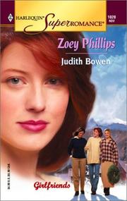 Cover of: Zoey Phillips: Girlfriends (Harlequin Superromance No. 1020)