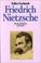 Cover of: Friedrich Nietzsche.