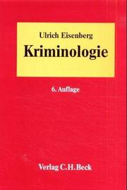 Cover of: Kriminologie.