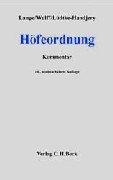 Cover of: Höfeordnung für die Länder Hamburg, Niedersachsen, Nordrhein- Westfalen und Schleswig- Holstein.