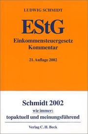 Cover of: Einkommensteuergesetz by Germany