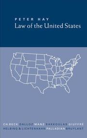 Cover of: Law of the United States by Hay, Peter