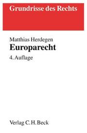 Cover of: Europarecht (Grundrisse Des Rechts)