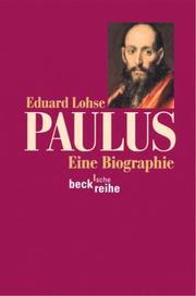 Cover of: Paulus. Eine Biographie.