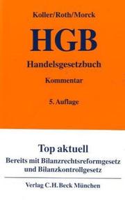 Cover of: Handelsgesetzbuch: Kommentar