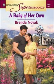 Cover of: A Baby Of Her Own (Harlequin Superromance, No. 1083)