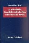 Cover of: Ausländische Kapitalgesellschaften im deutschen Recht