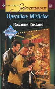 Cover of: Operation: Mistletoe : The Special Agents (Harlequin Superromance No. 1096)