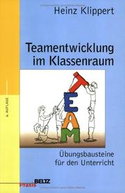 Cover of: Teamentwicklung im Klassenraum
