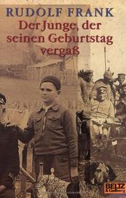 Cover of: Der Junge, der seinen Geburtstag vergaß