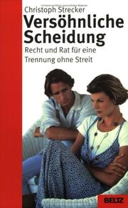 Cover of: Versöhnliche Scheidung by Christoph Strecker