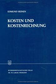 Cover of: Kosten und Kostenrechnung