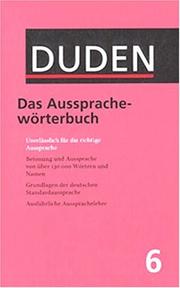 Cover of: Duden Ausspracheworterbuch: Worterbuch der Deutschen Standardaussprache (Beitrage Zur Betriebswirtschaftlichen Forschung)