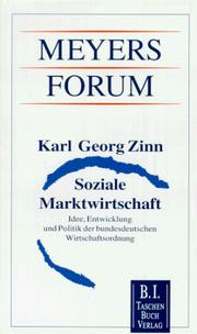 Cover of: Soziale Marktwirtschaft by Karl Georg Zinn