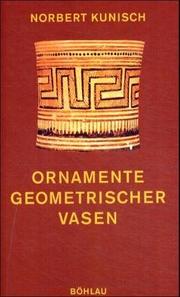 Cover of: Ornamente geometrischer Vasen: ein Kompendium