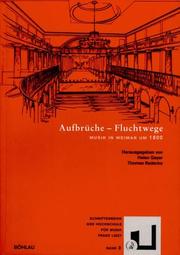 Cover of: Aufbrüche - Fluchtwege by herausgegeben von Helen Geyer und Thomas Radecke.