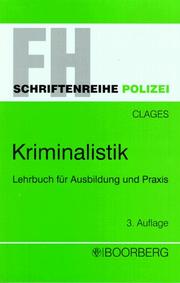 Cover of: Kriminalistik.