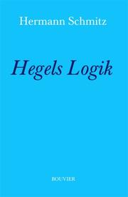 Hegels Logik by Hermann Schmitz