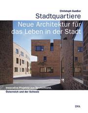 Cover of: Stadtquartiere by Christoph Gunsser