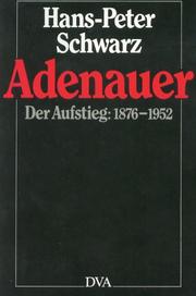Cover of: Adenauer by Hans-Peter Schwarz