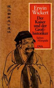 Cover of: Der Kaiser und der Grosshistoriker: sieben Hörspiele