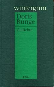 Cover of: Wintergrün: Gedichte