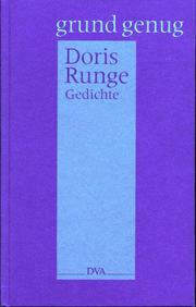 Cover of: Grund genug: Gedichte