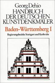 Cover of: Die Regierungsbezirke Stuttgart und Karlsruhe