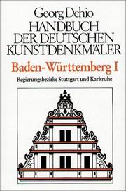 Cover of: Die Regierungsbezirke Stuttgart und Karlsruhe by bearbeitet von Dagmar Zimdars und anderen.