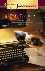 Cover of: Dear Cordelia