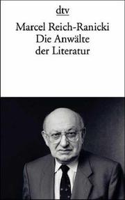 Cover of: Die Anwälte der Literatur. by Marcel Reich-Ranicki