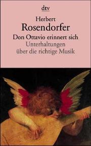 Cover of: Don Ottavio erinnert sich. Unterhaltungen über die richtige Musik.