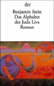 Cover of: Das Alphabet des Juda Liva.
