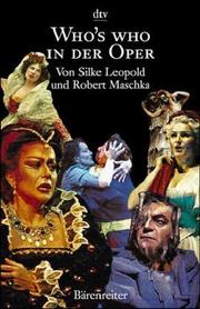 Cover of: Who's who in der Oper