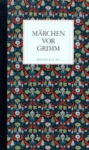 Cover of: Märchen vor Grimm