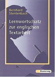 Cover of: Lernwortschatz zur englischen Textarbeit. (Lernmaterialien)